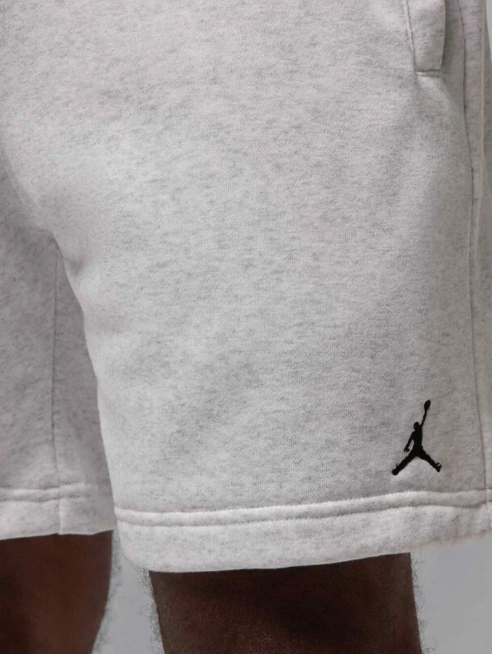 Jordan Brooklyn Collegiate Fleece Shorts ~ Heather Grey HV0095-051 | Men's: XL
